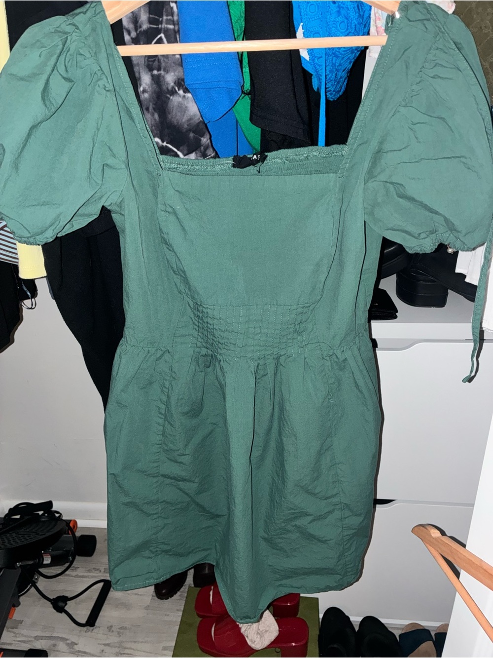 Green dress